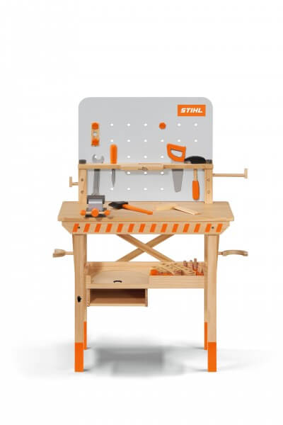 STIHL Kinderwerkbank aus Holz STIHL Kinderwerkbank aus Holz