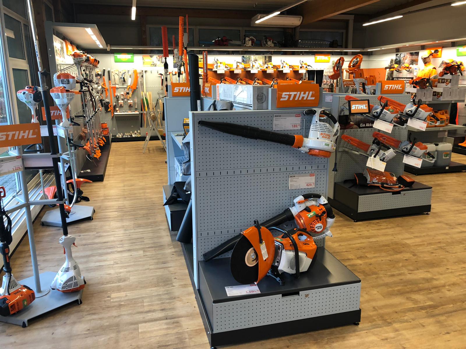 Endress Niederlassung Schwäbisch Hall mit Verkaufsraum Stihl Welt