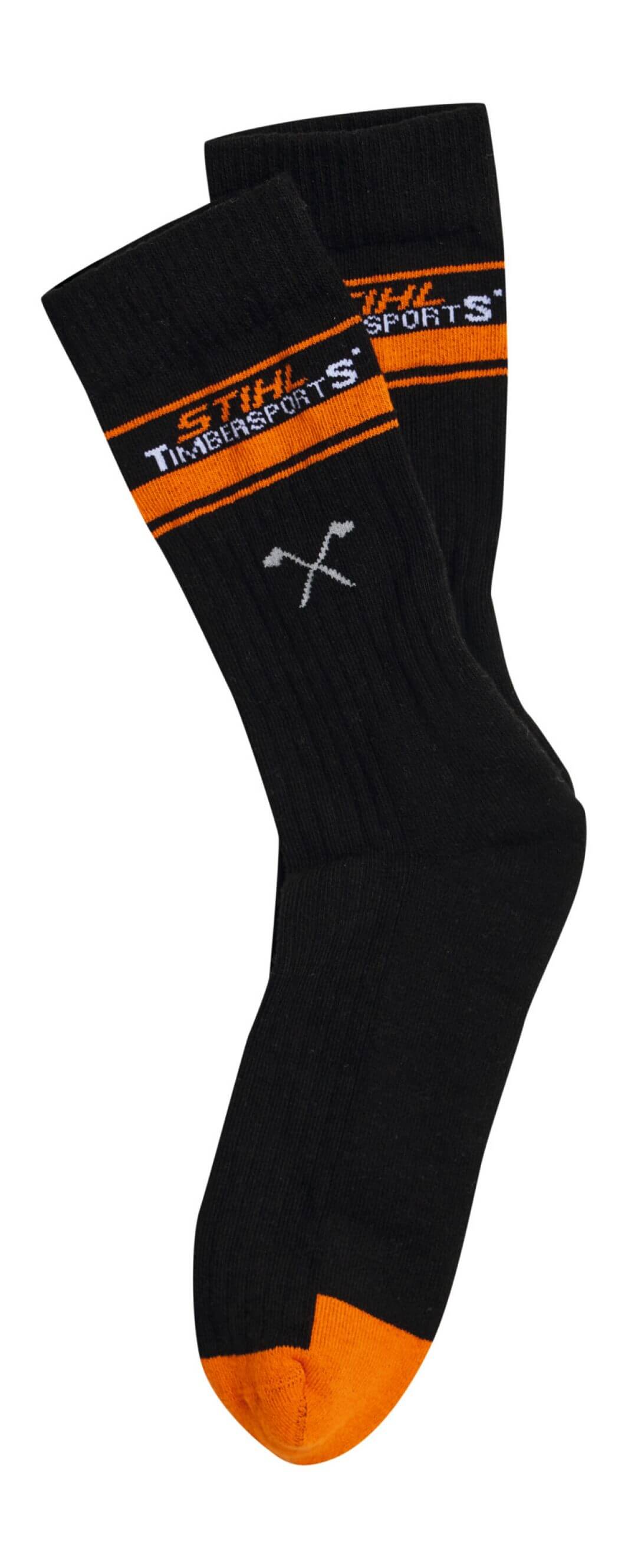 STIHL Socken 3er Set TIMBERSPORTS schwarz / weiß STIHL Socken 3er Set TIMBERSPORTS schwarz / weiß