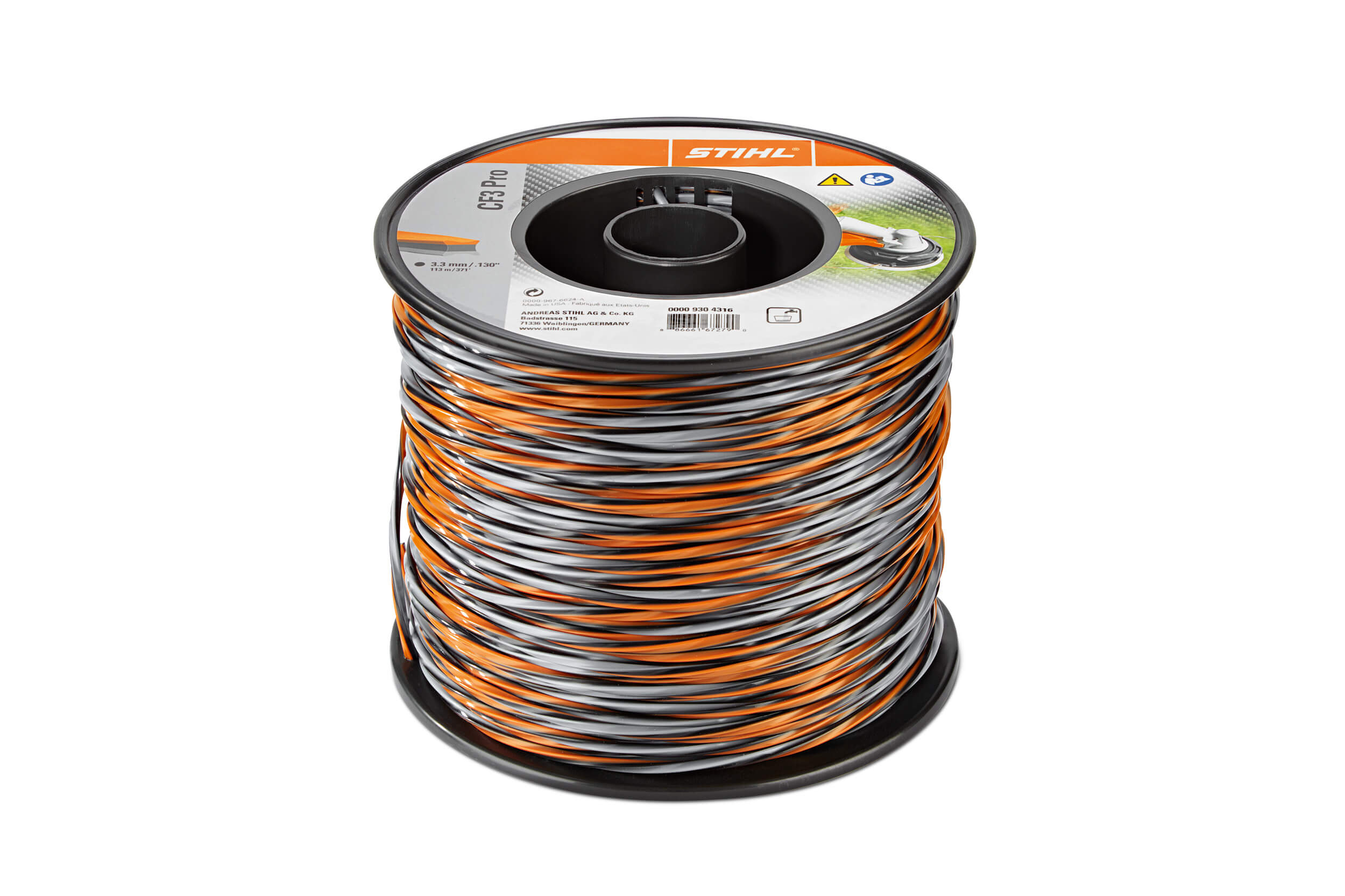STIHL Mähfaden CF3 Pro kreuzförmig 3,3 mm STIHL Mähfaden CF3 Pro kreuzförmig 3,3 mm