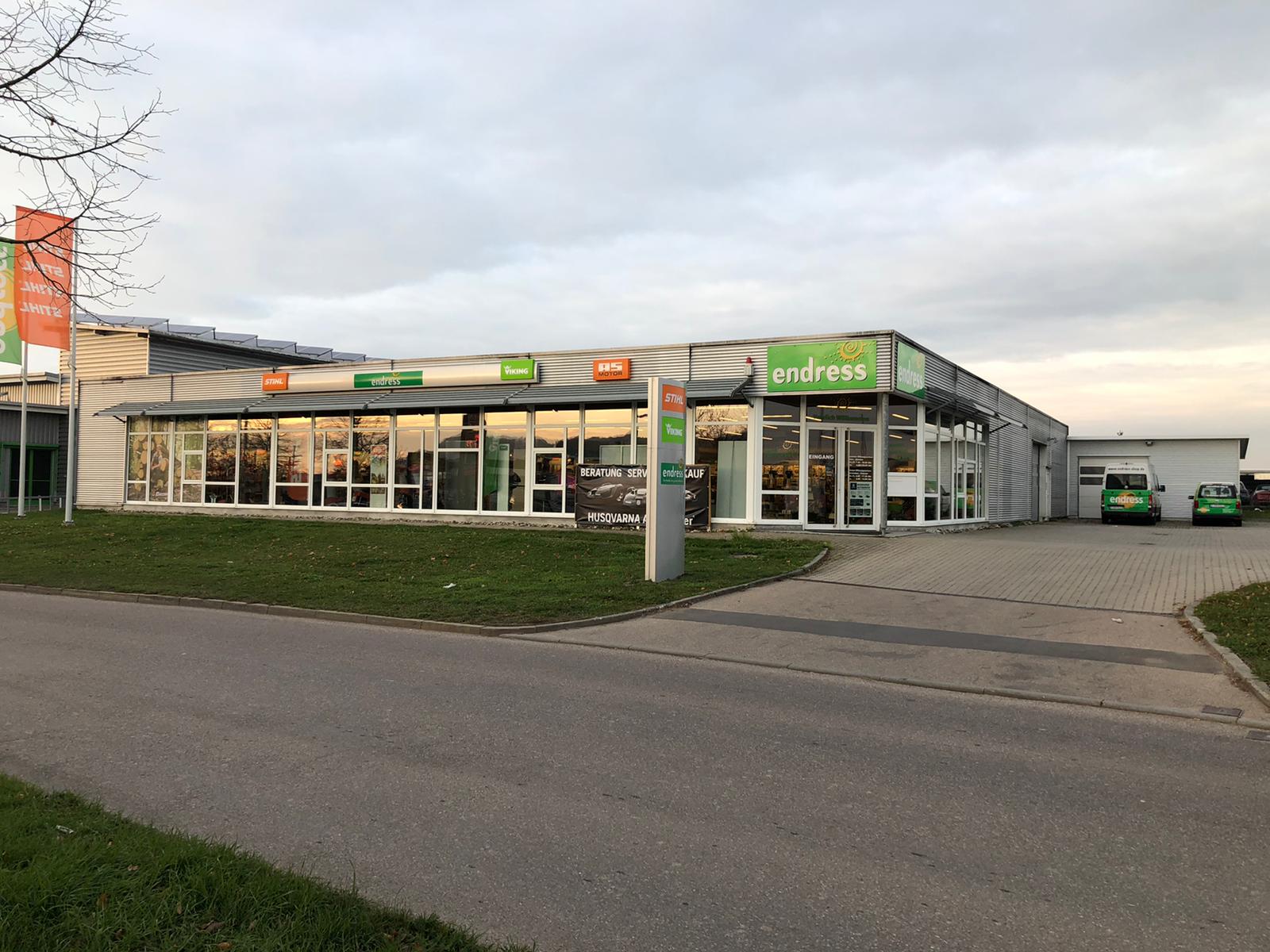 Endress-motorgraete-gmh-schwaebisch-hall-standort-stihl-werkstatt-gartentechnik-01 Endress Niederlassung Schwäbisch Hall mit Verkaufsraum Titel aussen