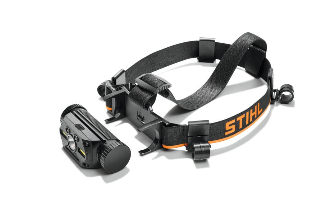 STIHL Stirnlampe inklusive Helmhalterung STIHL Stirnlampe inklusive Helmhalterung