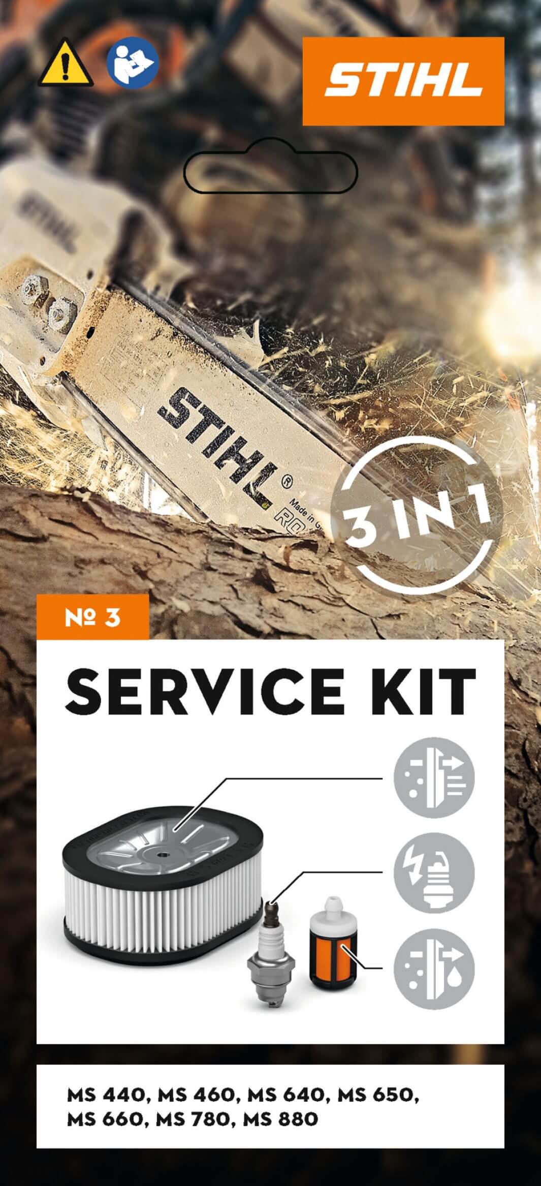 STIHL Service Kit 3 für MS 440, 460, 640, 650, 660, 780 und MS 880 STIHL Service Kit 3 für MS 440, 460, 640, 650, 660, 780 und MS 880
