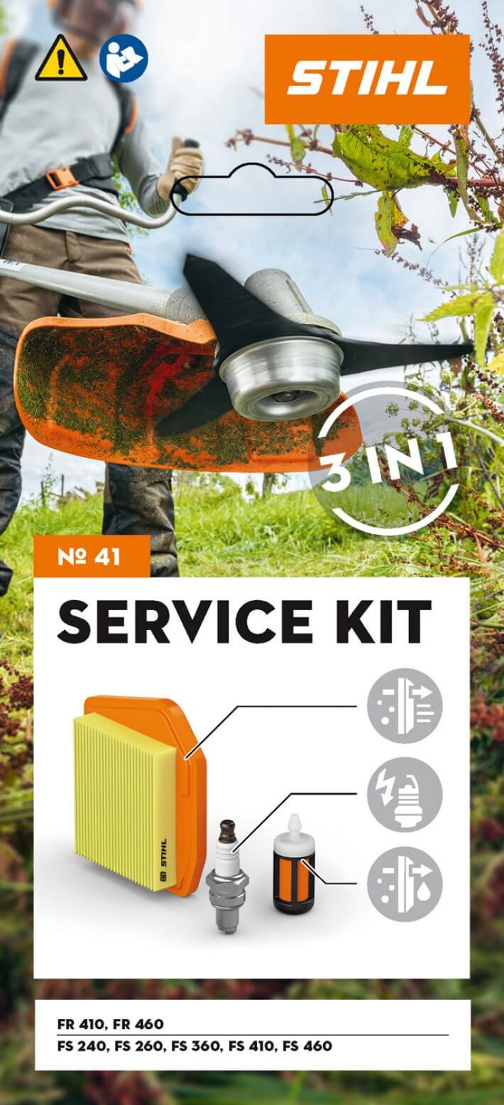 STIHL Service Kit 41 für FS 240, 260, 360, 410, 460, FR 410 und FR 460 STIHL Service Kit 41 für FS 240, 260, 360, 410, 460, FR 410 und FR 460