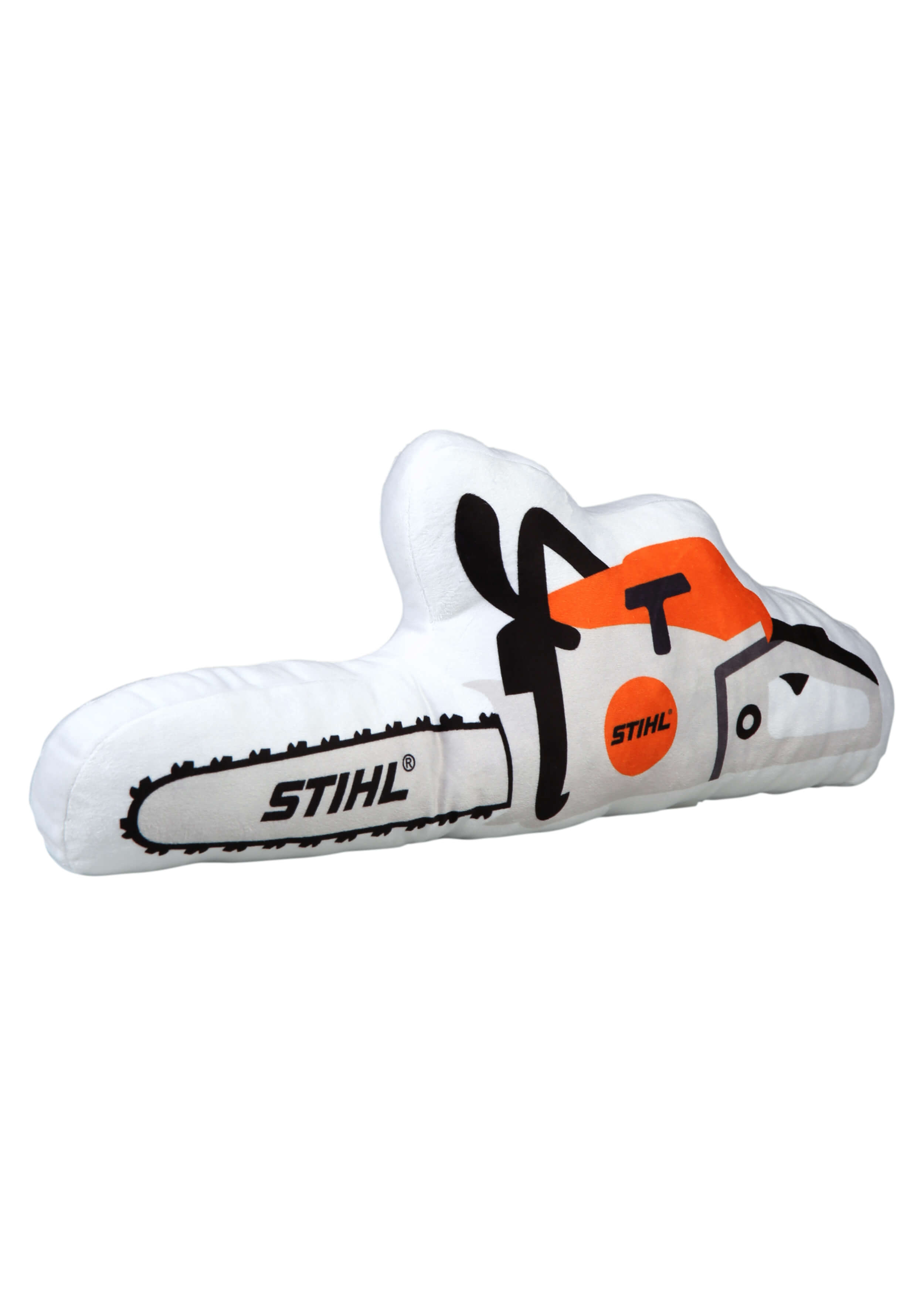 STIHL Kissen in Motorsägenform