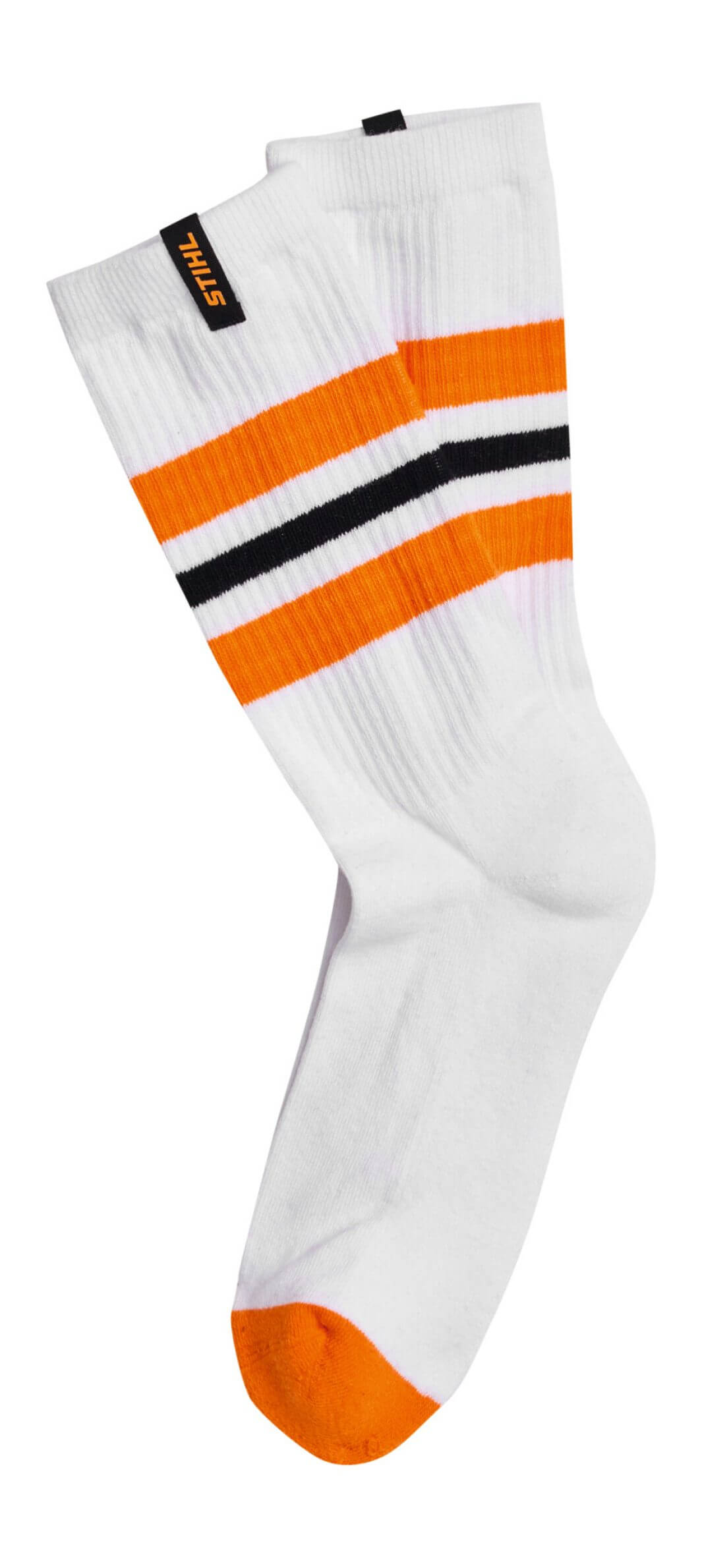 STIHL Socken Stripes 3er Set schwarz / weiß / grau STIHL Socken Stripes 3er Set schwarz / weiß / grau