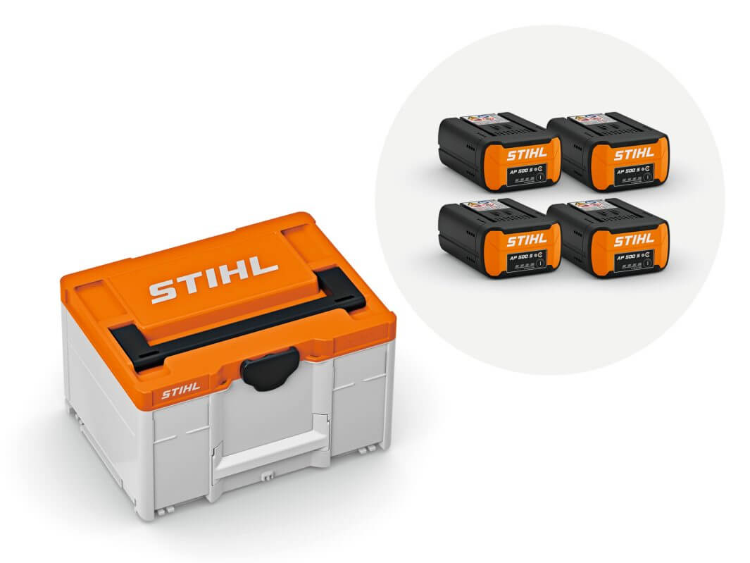 STIHL Akku-Box Power-Box 4 mit 4x AP 500 S | AP-System