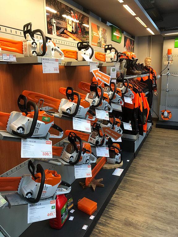 Niederlassung Stuttgart der Endress-motorgeräte GmbH, Stihl Kettensägen