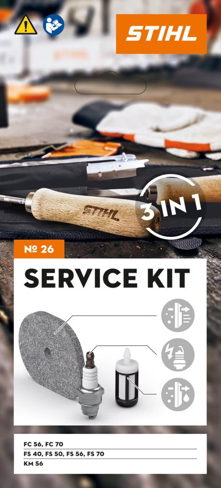 STIHL Service Kit 26 für FS 40, 50, 56, 70, HT 56 und KM 56 STIHL Service Kit 26 für FS 40, 50, 56, 70, HT 56 und KM 56