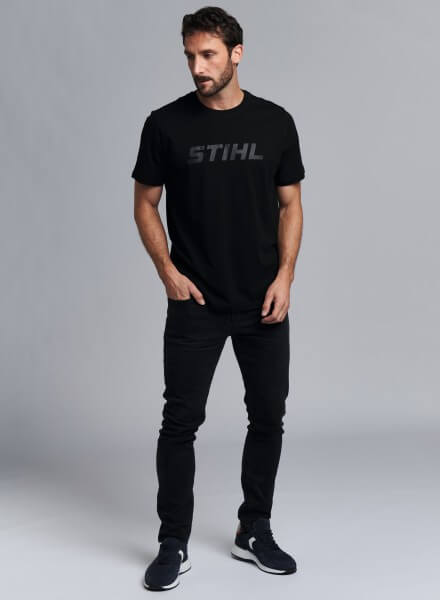STIHL T-Shirt BLACK LOGO